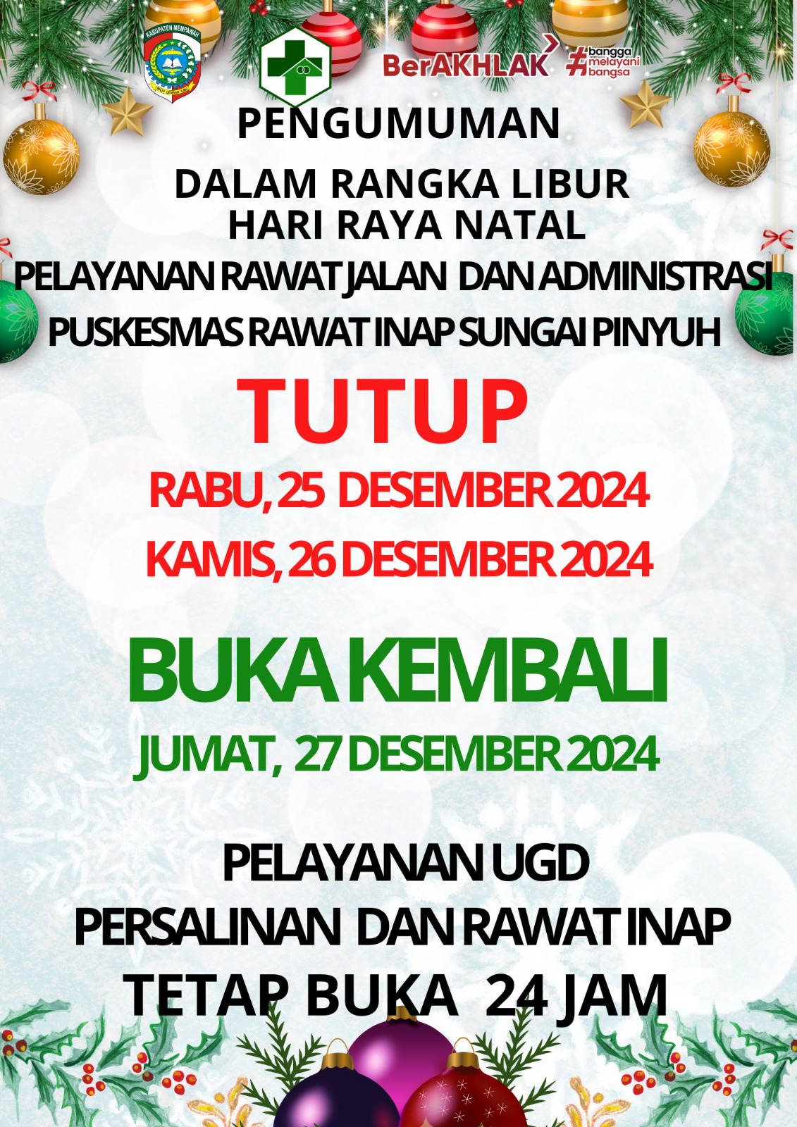 INFO LIBUR HARI RAYA NATAL